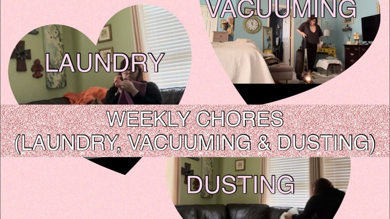 CATCHING UP ON WEEKLY CHORES AFTER BEING UNDER THE WEATHER (LAUNDRY