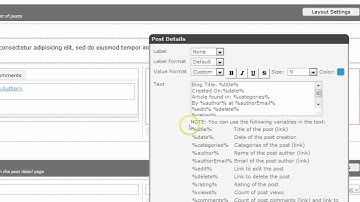 Blog layout builder 1