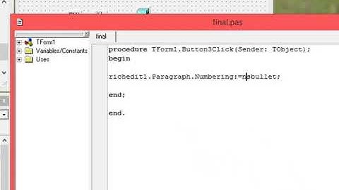 Delphi 7. Компоненттер_win32 richEdit компоненти
