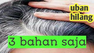 UBAN HITAM DENGAN 3 BAHAN SAJA!!! OLES DAN JADIKAN MASKER