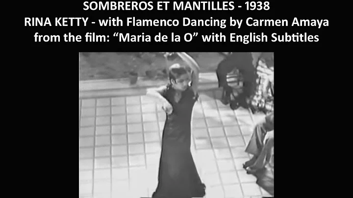 Sombreros et Mantilles- Rina Ketty - 1938 - with d...