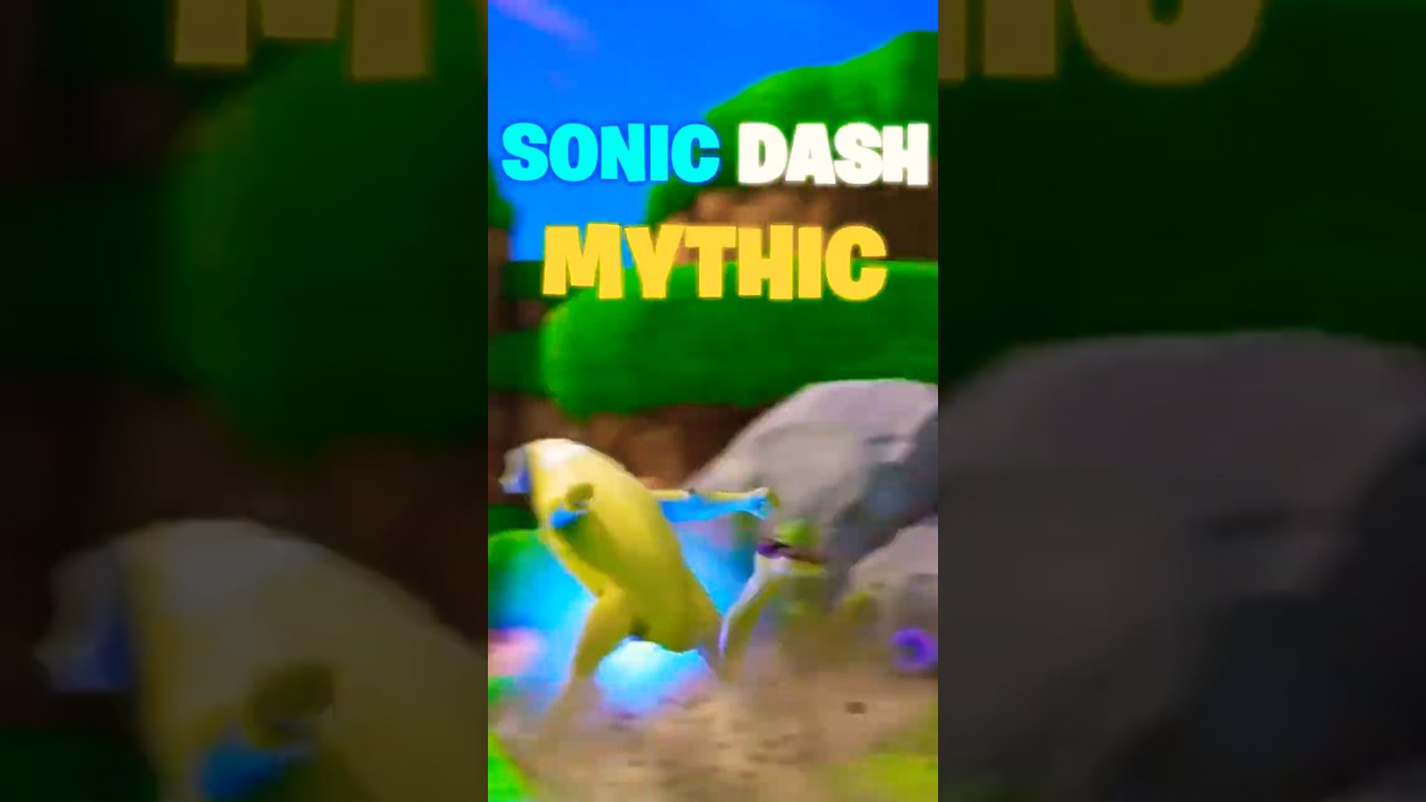 *NEW* Fortnite SONIC DASH MYTHIC! 😱