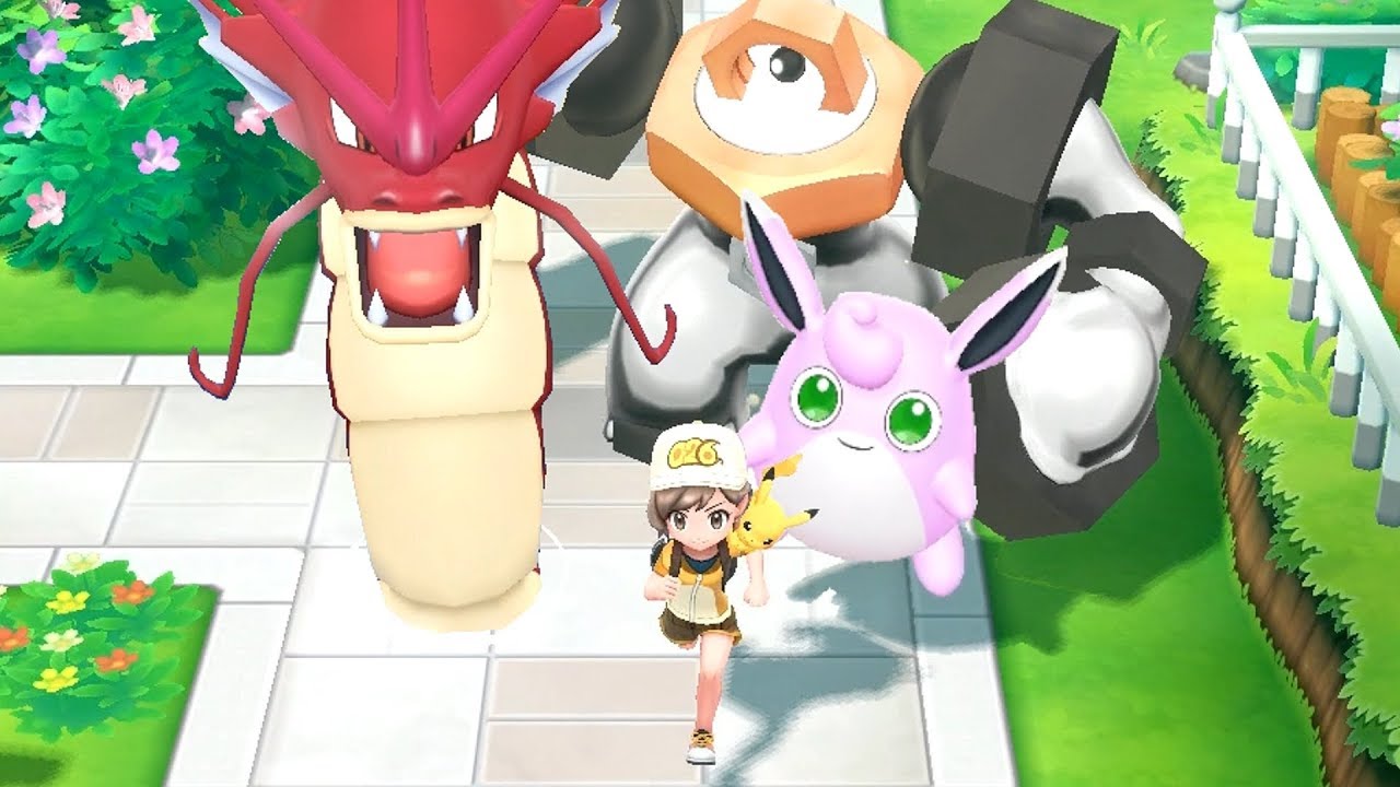 All Shiny Pokemon Walking Animations In Pokemon Let S Go Pikachu Eevee Youtube