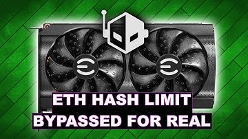 NVIDIA GeForce RTX 3060 Hash Rate Limiter Officially Bypassed......For Now ⛏