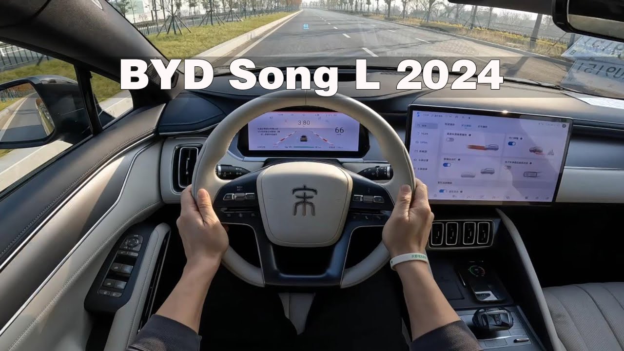 BYD Song L 2024 313 HP  Visual Review  First Driving Impressions