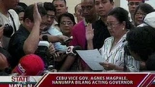 SONA: Cebu Vice Gov. Agnes Magpale, nanumpa bilang acting governor