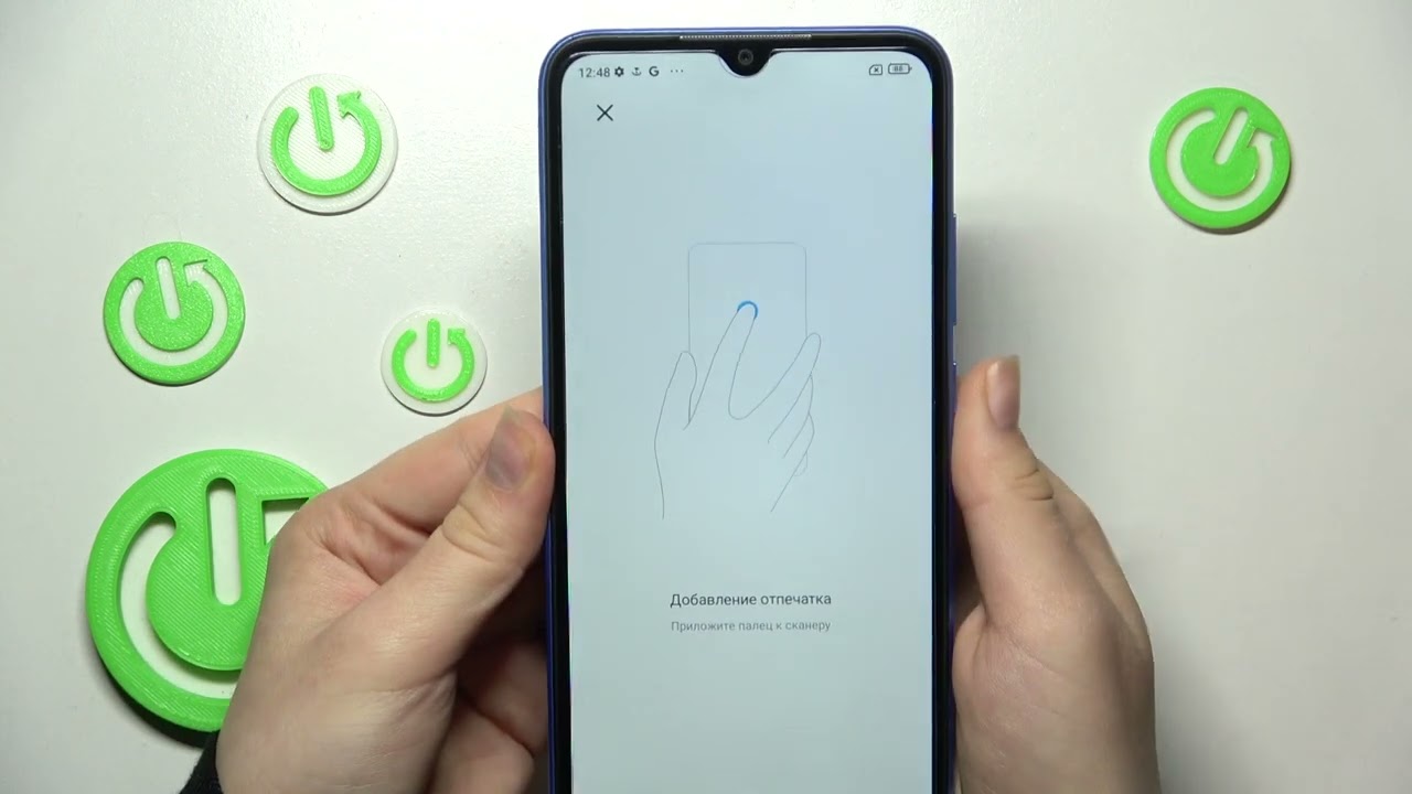 Redmi note 12 отпечаток