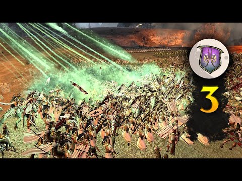 Видео: Сёстры Сумерек - лесные эльфы прохождение Total War Warhammer 2 - #3