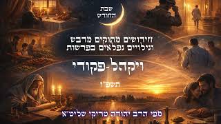 שבת החודש - שיעור מרתק ומדהים על פרשות ויקהל-פקודי תשפ"ו - מפי הרב יהודה טריקי שליט"א
