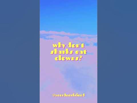 RIDDLE OF THE DAY! WHY DON'T SHARKS EAT CLOWNS? - YouTube