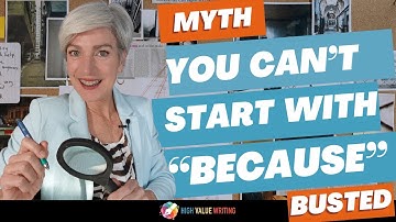 Can You Really Start a Sentence With Because?