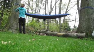 Grand trunk single hammock with tree straps