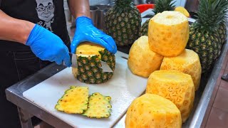 Pineapple Smoothie Making, Pineapples Cutting Skills, Taiwanese Style Jelly - Taiwanese Street Food