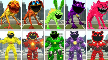 EVOLUTION OF MECHA TITAN GODZILLA VS SMILING CRITTERS VS POPPY PLAYTIME CHAPTER 3 In Garry