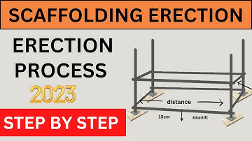 How to erect scaffolding |scaffolding erection procedure |visually erection 2023