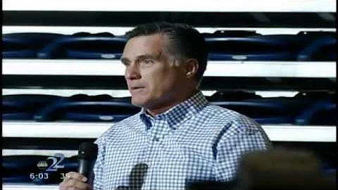 Not a Peep on Politics, Romney Has