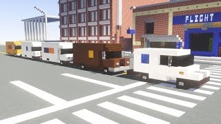 Minecraft USPS UPS FedEx DHL Delivery Mail Truck Tutorial