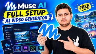 Muse AI Full Setup 🔥 FREE AI Video Generator | Step-by-Step