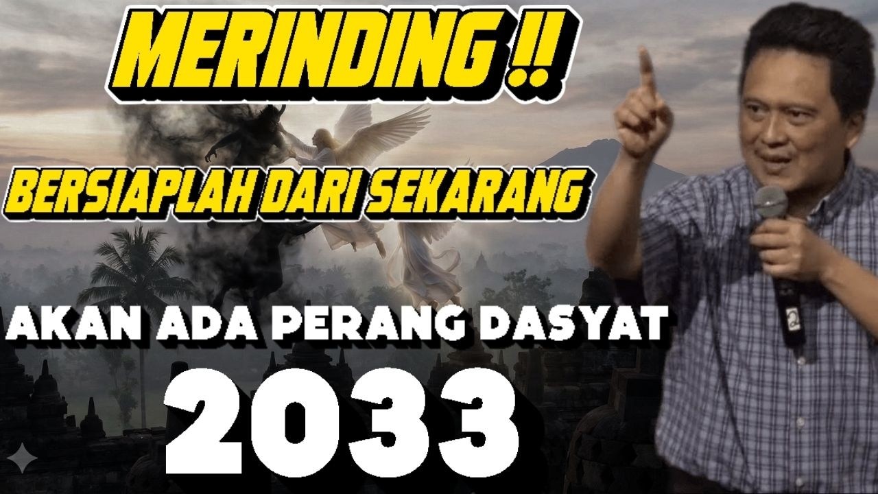 Daud Tony: MERINDING ! Bersiaplah Dari Sekarang Akan Ada Perang Dasyat 2033 Perang ROH Malaikat