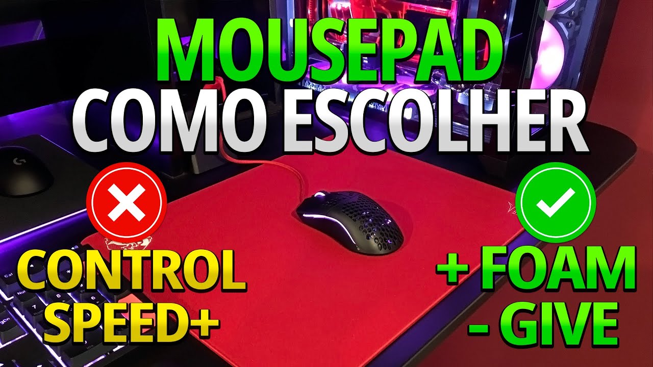 Como escolher O MELHOR MOUSEPAD para jogos FPS - YouTube