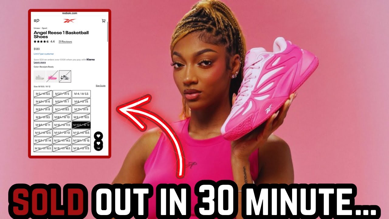 Angel Reese's 1st Signature Shoe Selling Out FAST!