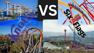 Knott's Berry Farm Vs Six Flags Magic Mountain, Which Park Is Better!?