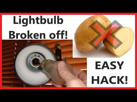 Video: Hvordan fjerner jeg en ødelagt pære fra fatningen?