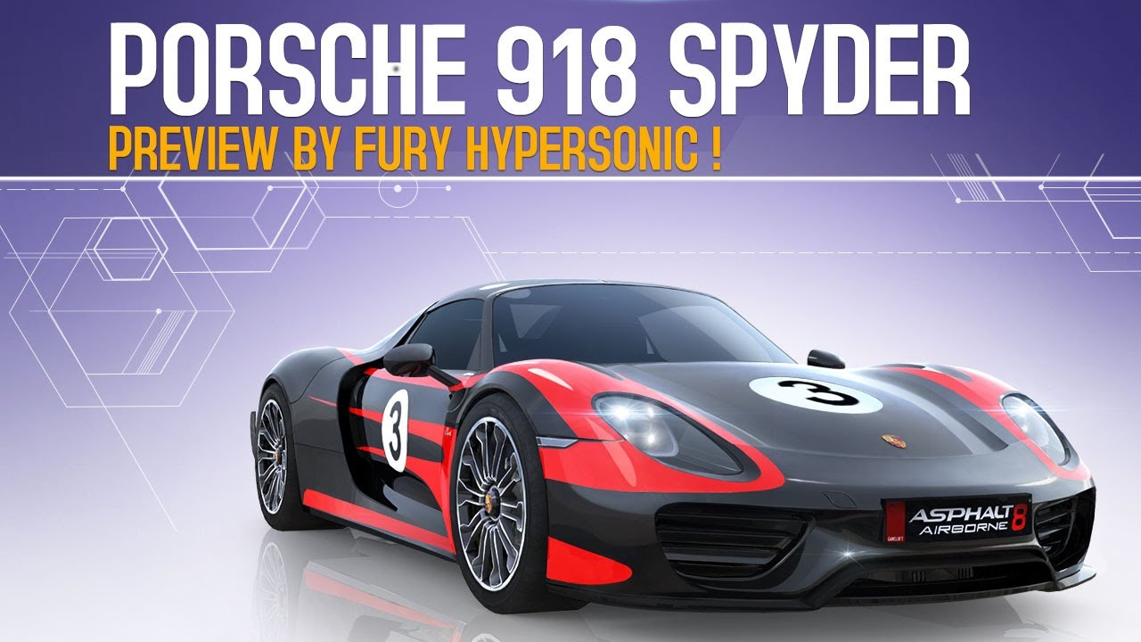 Preview Porsche 918 - By Fury Hypersonic - YouTube