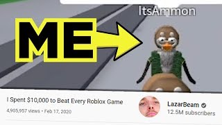 So I Got In A Lazarbeam Roblox Video Youtube - lazar beam robux