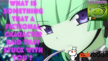 What is something that a fictional character said that stuck with you ? #shorts #clips