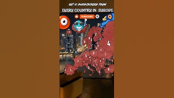TRYING TO GET 10 SUBSCRIBERS FROM EVERY COUNTRY IN  EUROPE #mapping