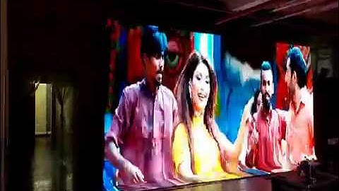 Flexible LED Screen under customer