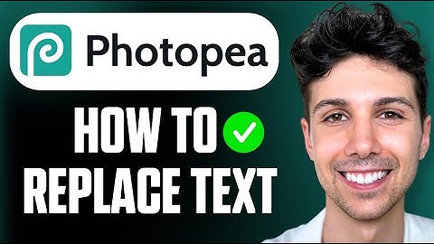How to Replace Text in Photopea - Full Guide