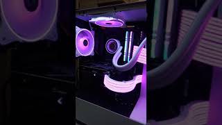 NZXT CASE WITH COLORFULL MUTE CABLE GAMING PC