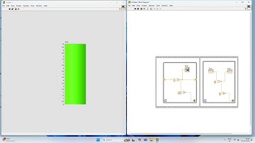 Water tank level control using Labview