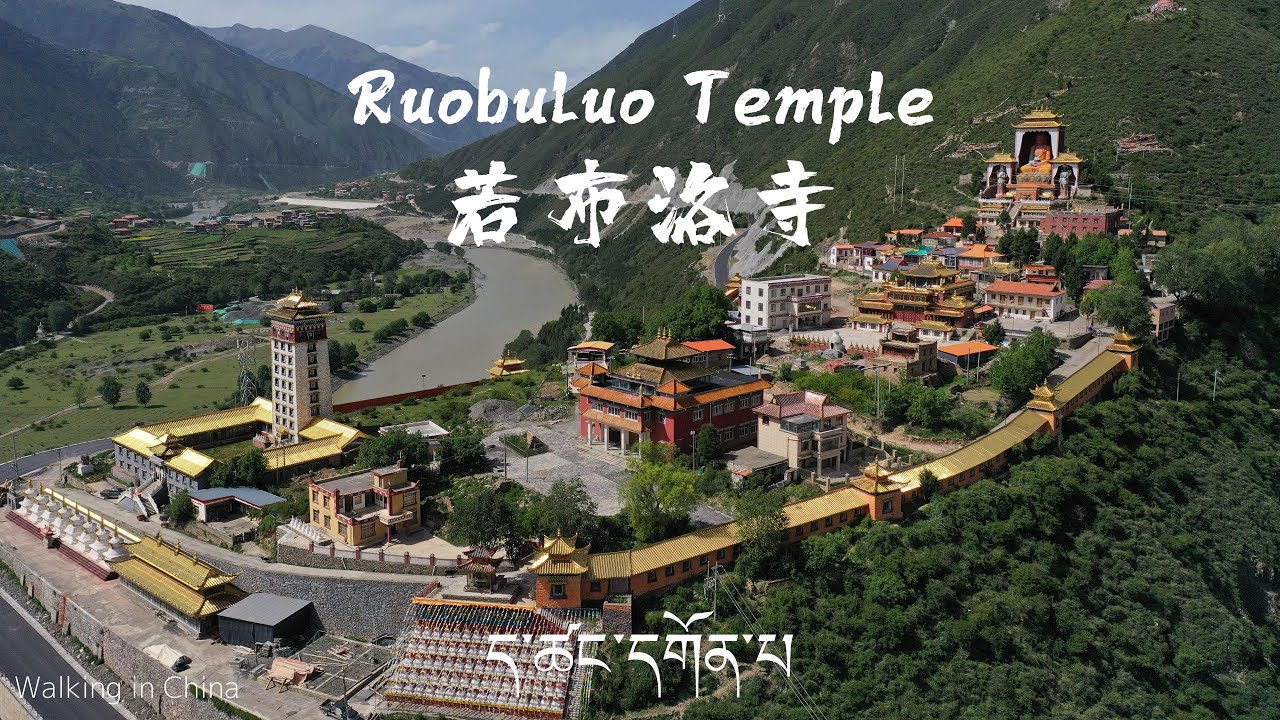 4K тур по храму Жобулосы: Тибетская жемчужина в Малкане, Сычуань | Долина Данба