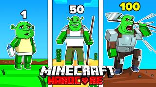 I Survived 1000 DAYS as SHREK in HARDCORE Minecraft - Best Green Mobs Compilation