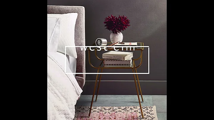 Curved Terrace Nightstand #mywestelm