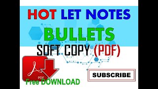 Download Soft Copy (PDF): HOT LET NOTES BULLETS | LEV LYN screenshot 2