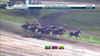 Vidéo de la course PMU PREMIO QUICK CALL 2014