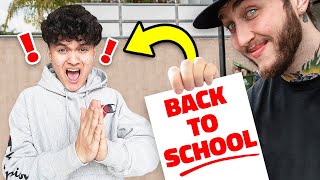 Back To School PRANK on Little Brother (FaZe Jarvis)