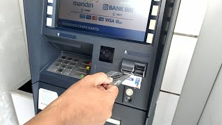 Cara Mengabil Uang Dimesin ATM BRI || Langsung Tarik Tunai - Kank Agung
