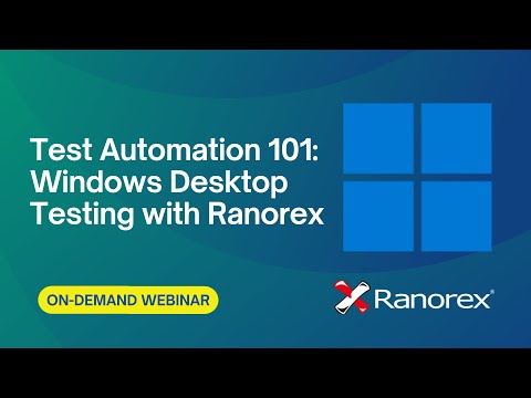 فيديو: هل Ranorex مفتوح المصدر؟