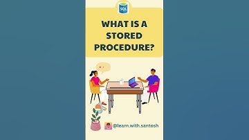 What is a stored procedure? #short #ytshorts #treding #learnwithsantosh