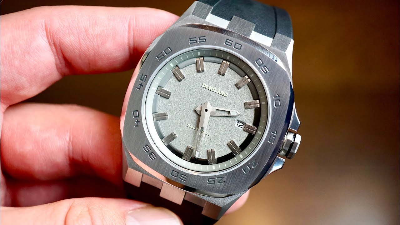 D1 Milano Delta Thunder Watch Review 8MM! Thinner than Tissot PRX