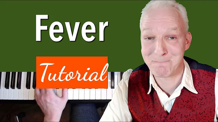 How to play Fever on piano- cool & bluesy!