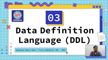 Data Definition Language (DDL) #3 | Aplikasi Basis Data
