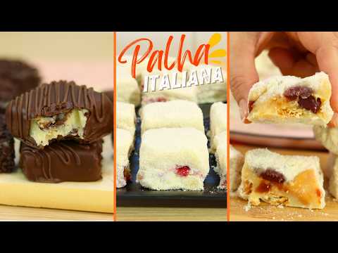 3 RECEITAS CRIATIVAS DE PALHA ITALIANA PARA FAZER E VENDER USANDO INGREDIENTES SIMPLES E BARATOS