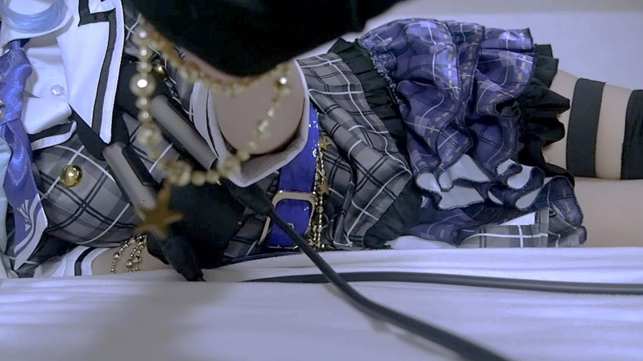 【ASMR/No talking】星街すいせいと添い寝×心音×なでなで🤤【コスプレ】Hoshimachi Suisei with co-sleeping x heartbeat x stroking