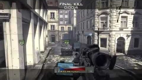 Amazing MW3 Trickshot!!!! Final Killcam